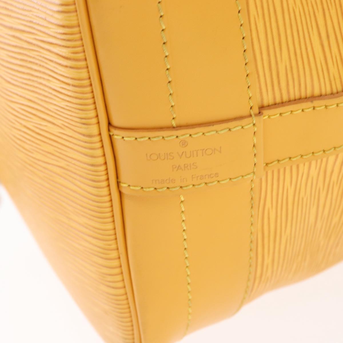 LOUIS VUITTON Epi Noe Shoulder Bag Tassili Yellow M44009 LV Auth 158235