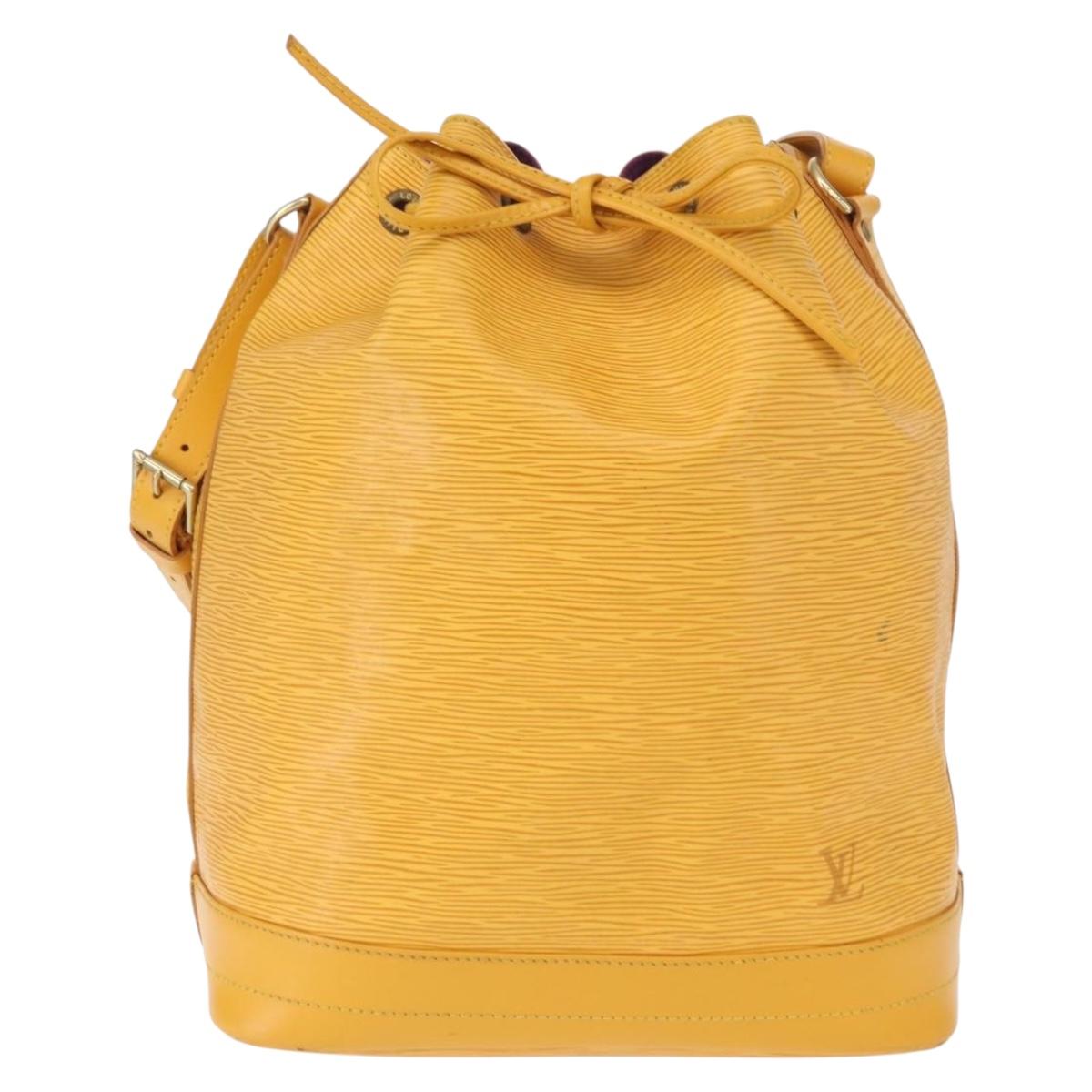 LOUIS VUITTON Epi Noe Shoulder Bag Tassili Yellow M44009 LV Auth 158235