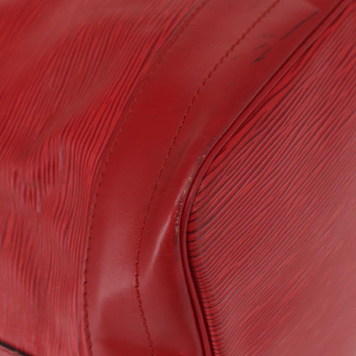 LOUIS VUITTON Epi Noe Shoulder Bag Red M44007 LV Auth 158236