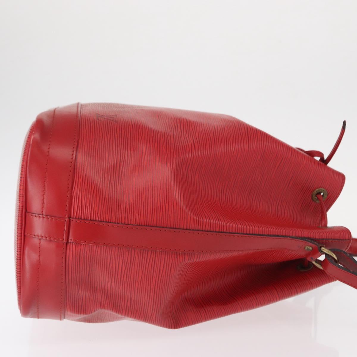 LOUIS VUITTON Epi Noe Shoulder Bag Red M44007 LV Auth 158236
