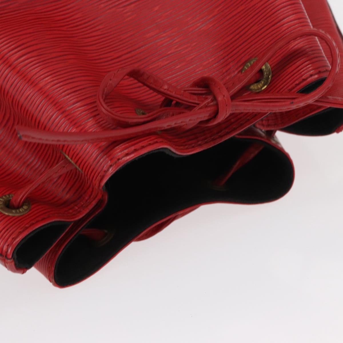 LOUIS VUITTON Epi Noe Shoulder Bag Red M44007 LV Auth 158236