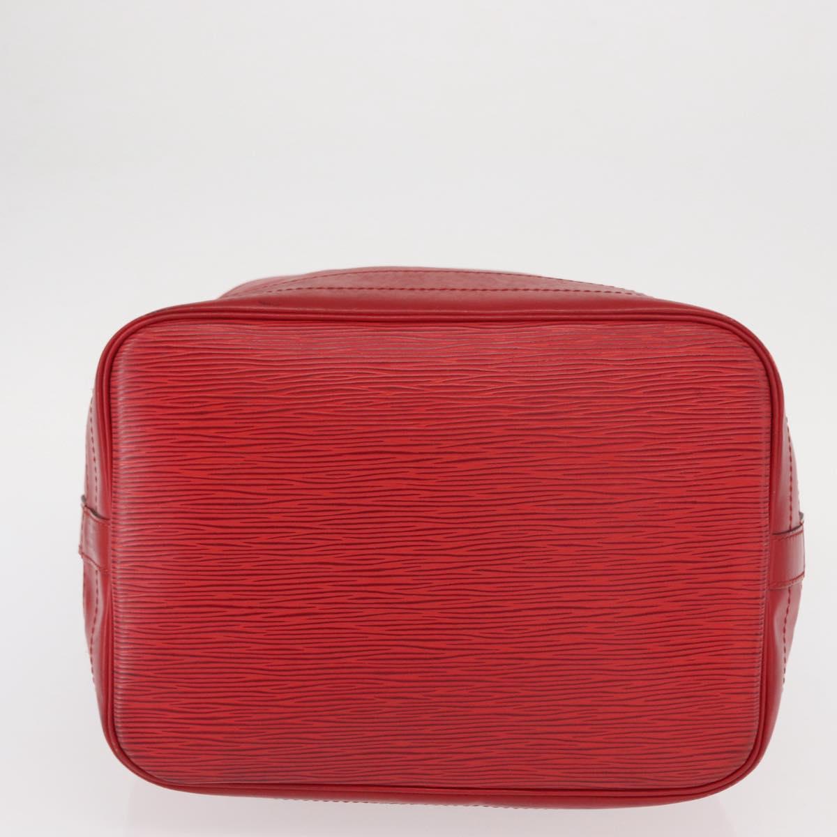 LOUIS VUITTON Epi Noe Shoulder Bag Red M44007 LV Auth 158236