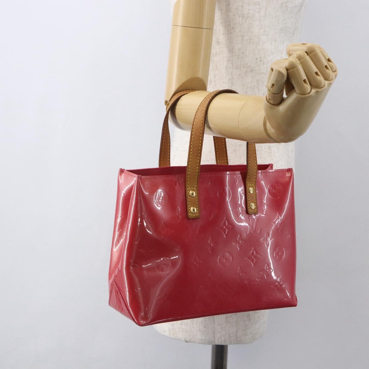 LOUIS VUITTON Monogram Vernis Reade PM Hand Bag Fran Boise M9132F LV Auth 158239