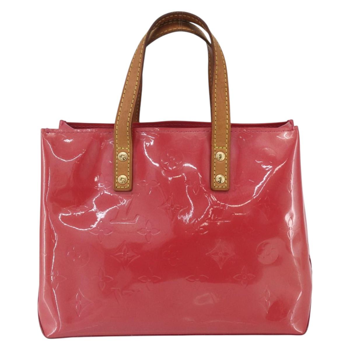 LOUIS VUITTON Monogram Vernis Reade PM Hand Bag Fran Boise M9132F LV Auth 158239