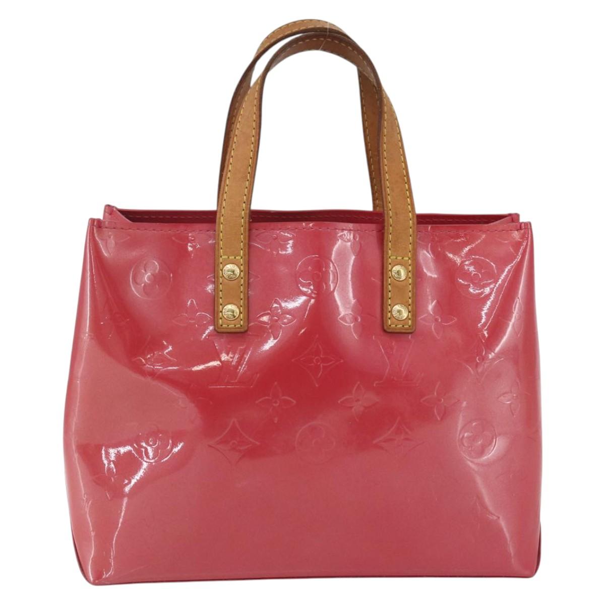 LOUIS VUITTON Monogram Vernis Reade PM Hand Bag Fran Boise M9132F LV Auth 158239