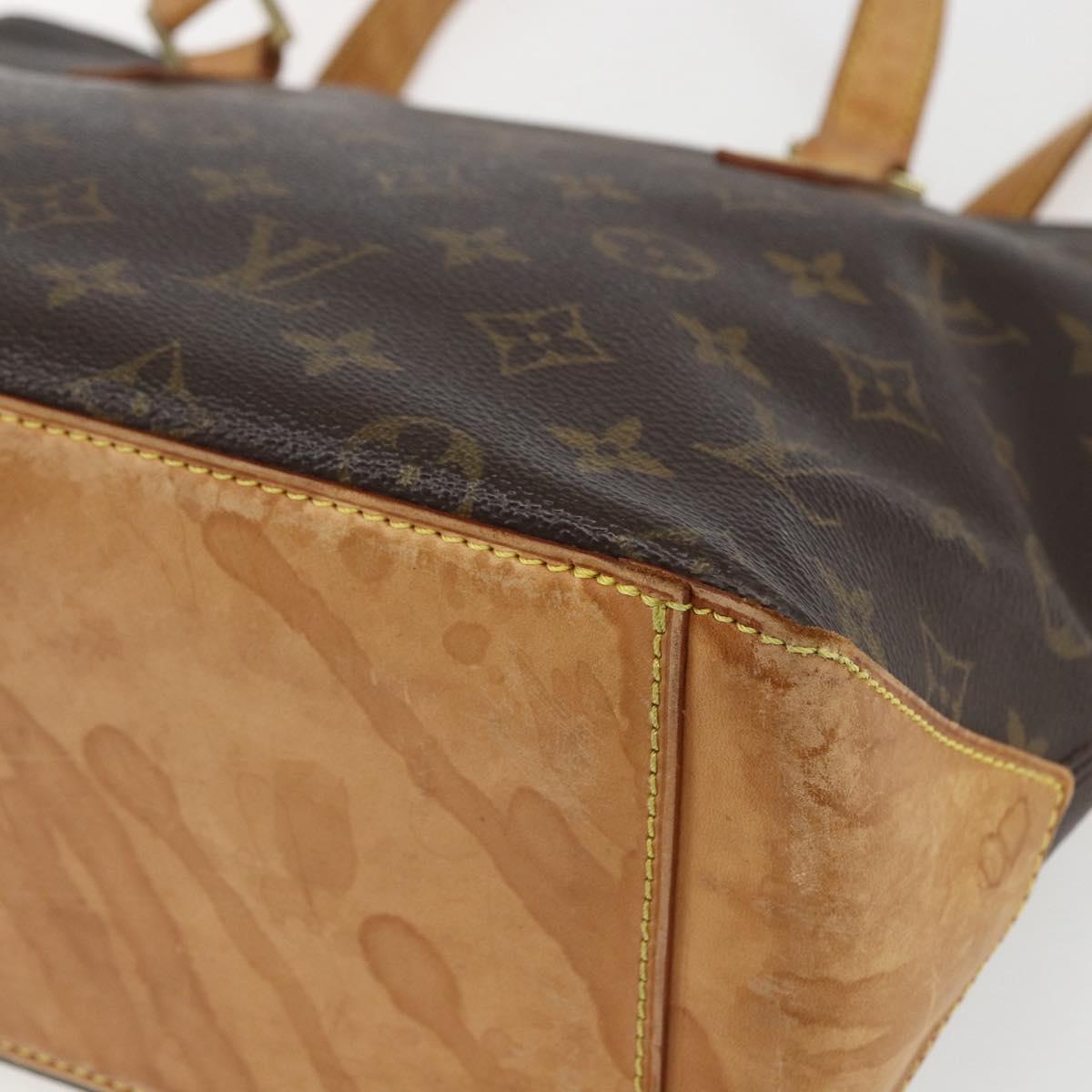 LOUIS VUITTON Monogram Cabas Piano Tote Bag M51148 LV Auth 158246