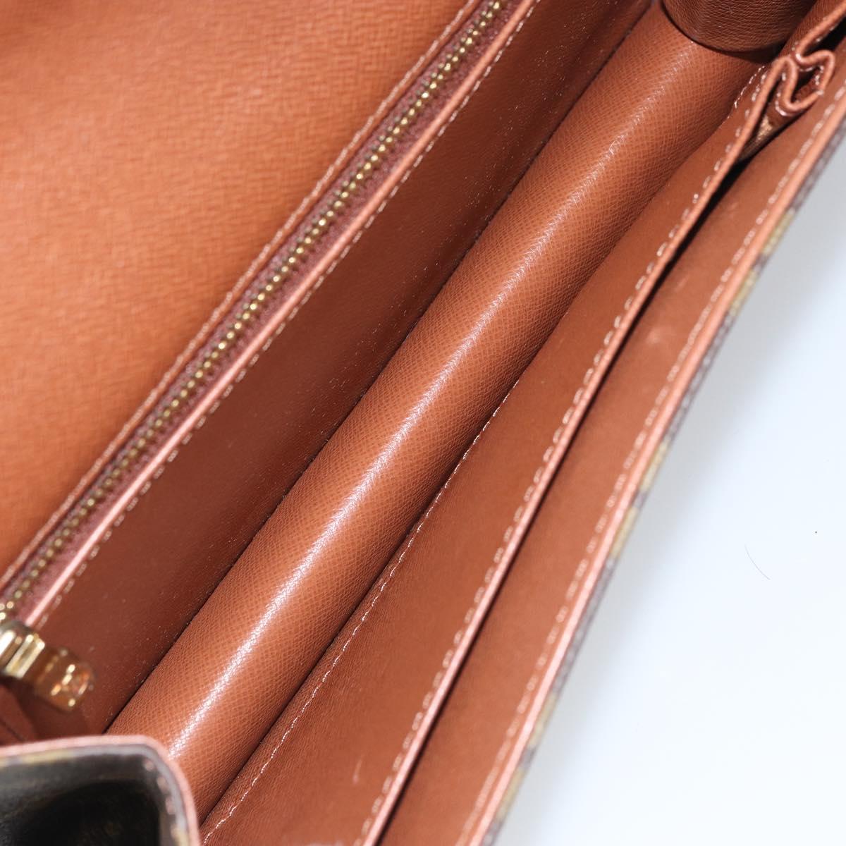 LOUIS VUITTON Monogram Pochette Dam PM Clutch Bag M51812 LV Auth 158259
