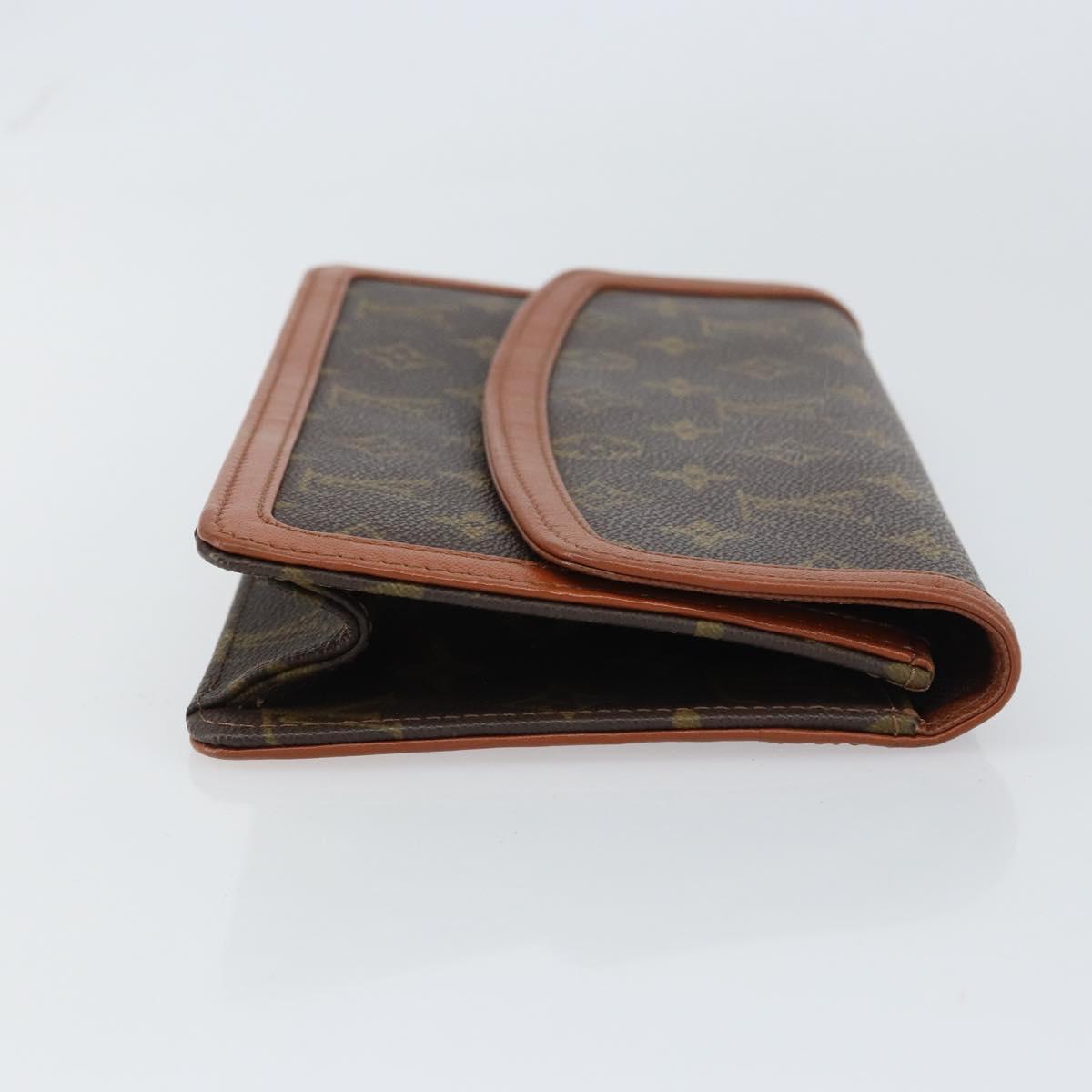 LOUIS VUITTON Monogram Pochette Dam PM Clutch Bag M51812 LV Auth 158259