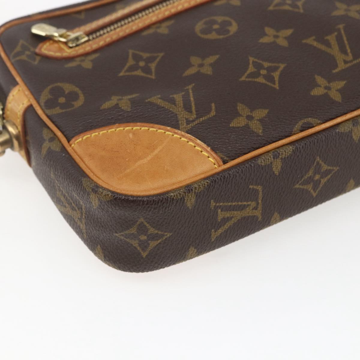 LOUIS VUITTON Monogram Marly Dragonne GM Clutch Bag M51825 LV Auth 158266