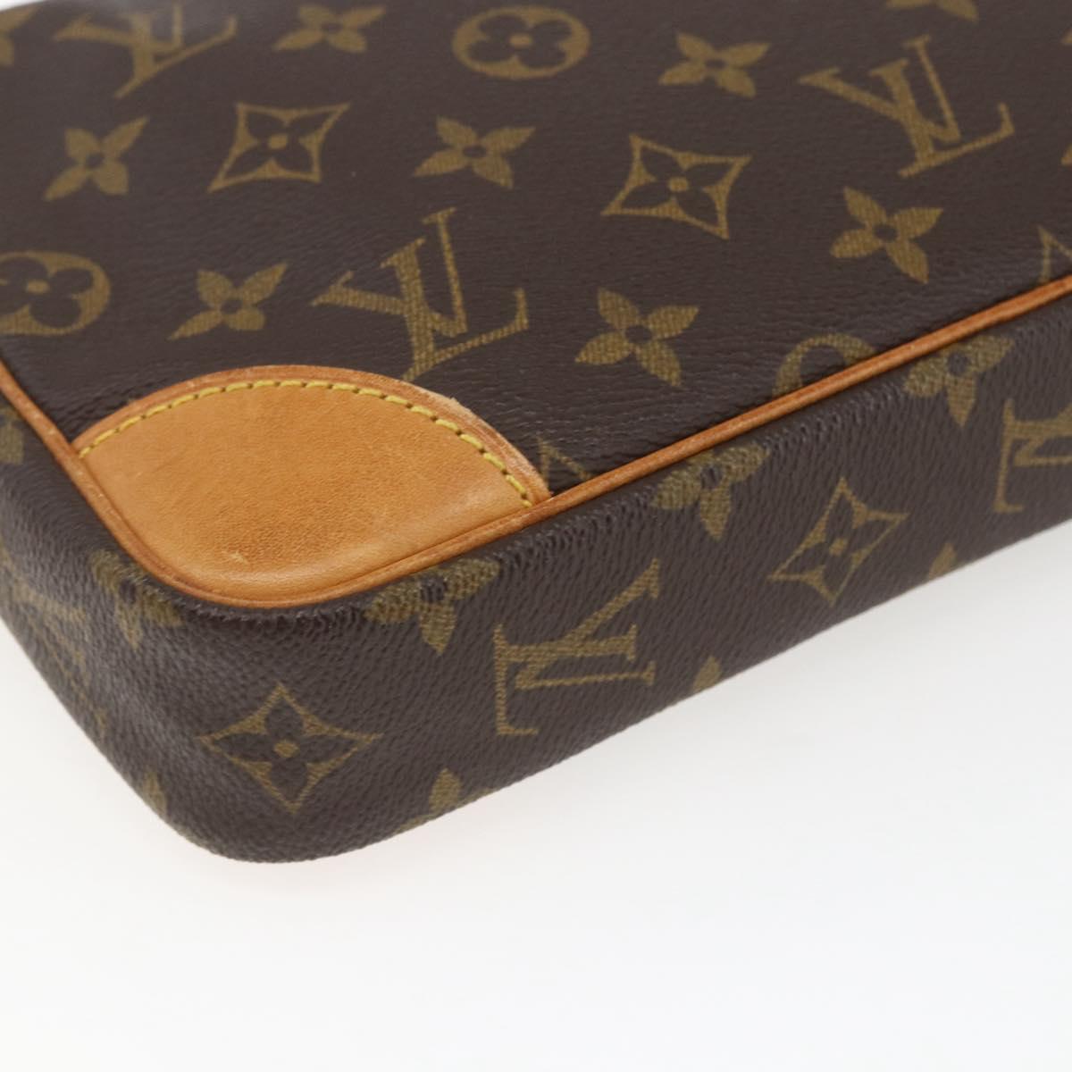 LOUIS VUITTON Monogram Marly Dragonne GM Clutch Bag M51825 LV Auth 158266