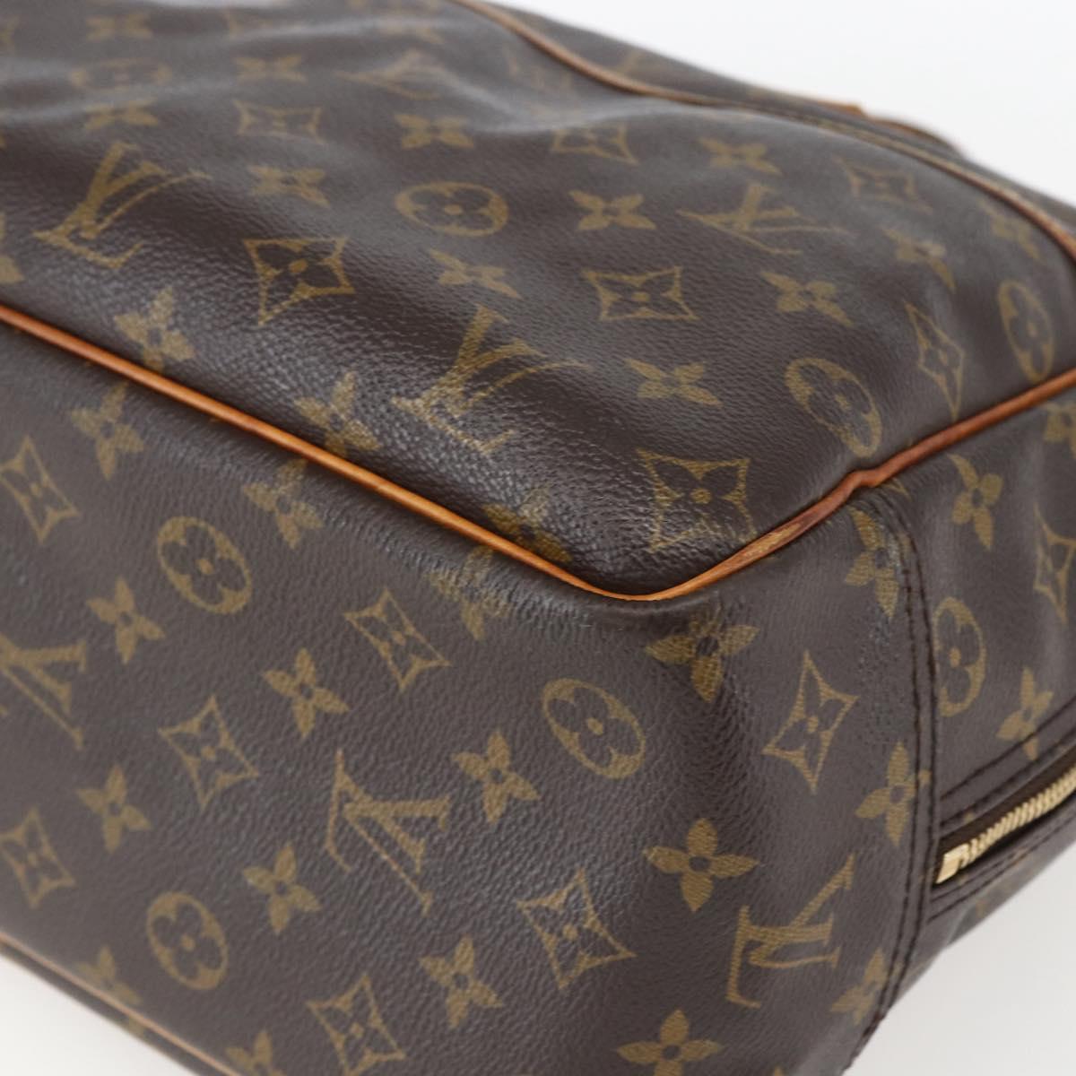 LOUIS VUITTON Monogram Deauville Hand Bag M47270 LV Auth 158275