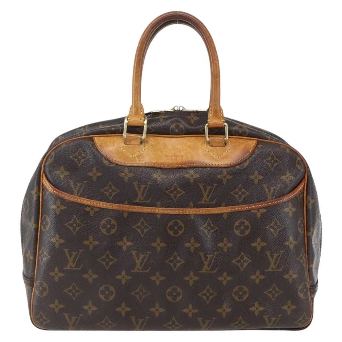 LOUIS VUITTON Monogram Deauville Hand Bag M47270 LV Auth 158275