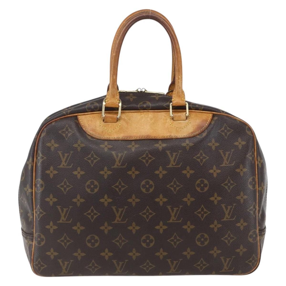 LOUIS VUITTON Monogram Deauville Hand Bag M47270 LV Auth 158275