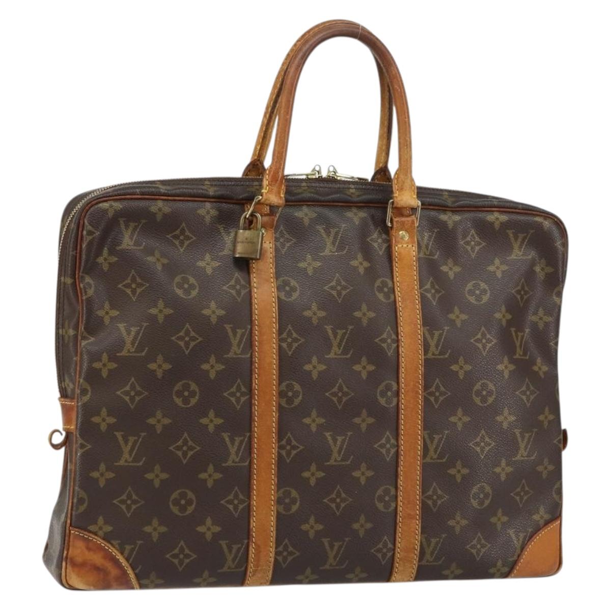 LOUIS VUITTON Monogram Porte Documents Voyage Business Bag M53361 LV Auth 158276