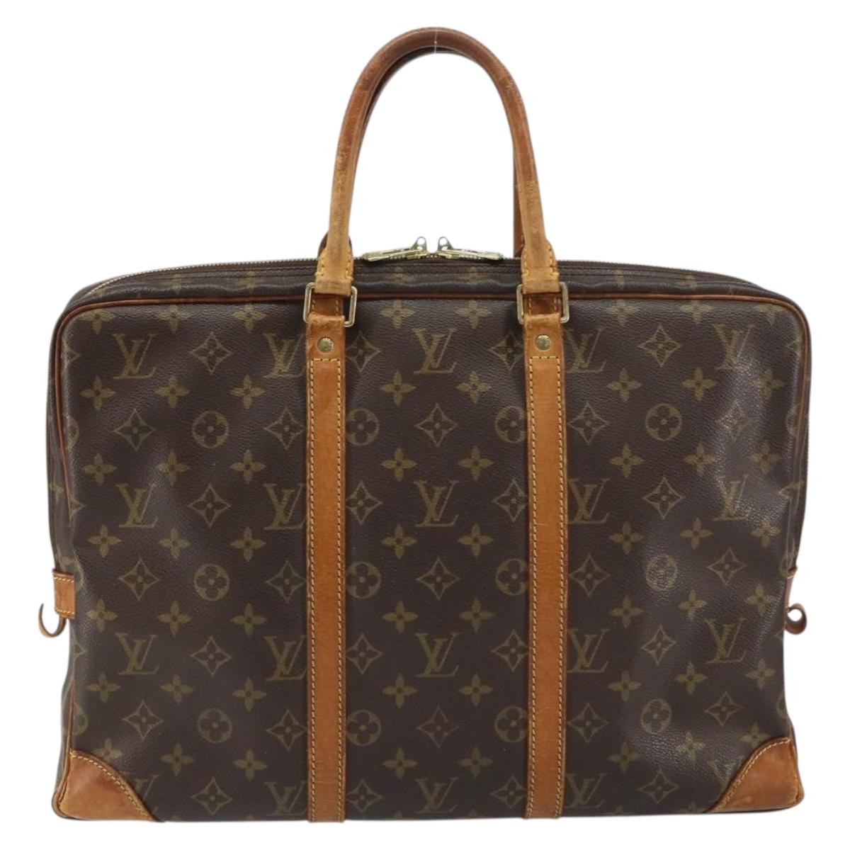 LOUIS VUITTON Monogram Porte Documents Voyage Business Bag M53361 LV Auth 158276