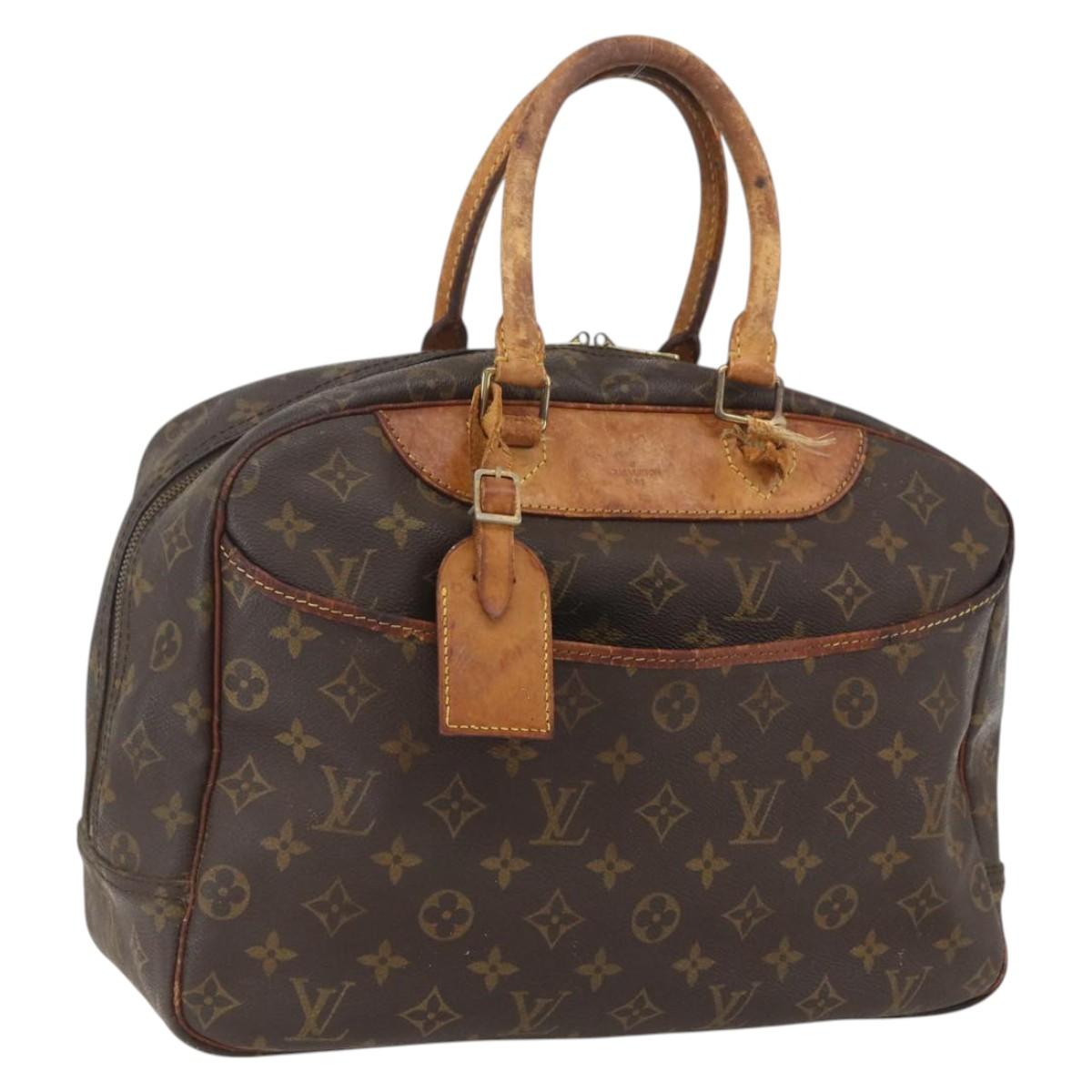 LOUIS VUITTON Monogram Deauville Hand Bag M47270 LV Auth 158279