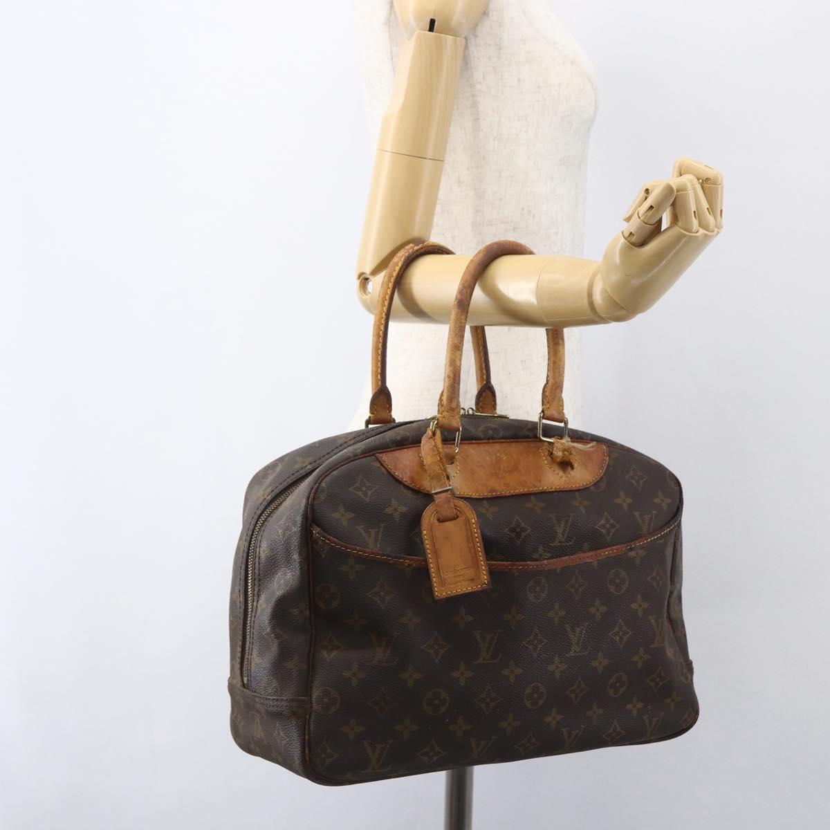 LOUIS VUITTON Monogram Deauville Hand Bag M47270 LV Auth 158279