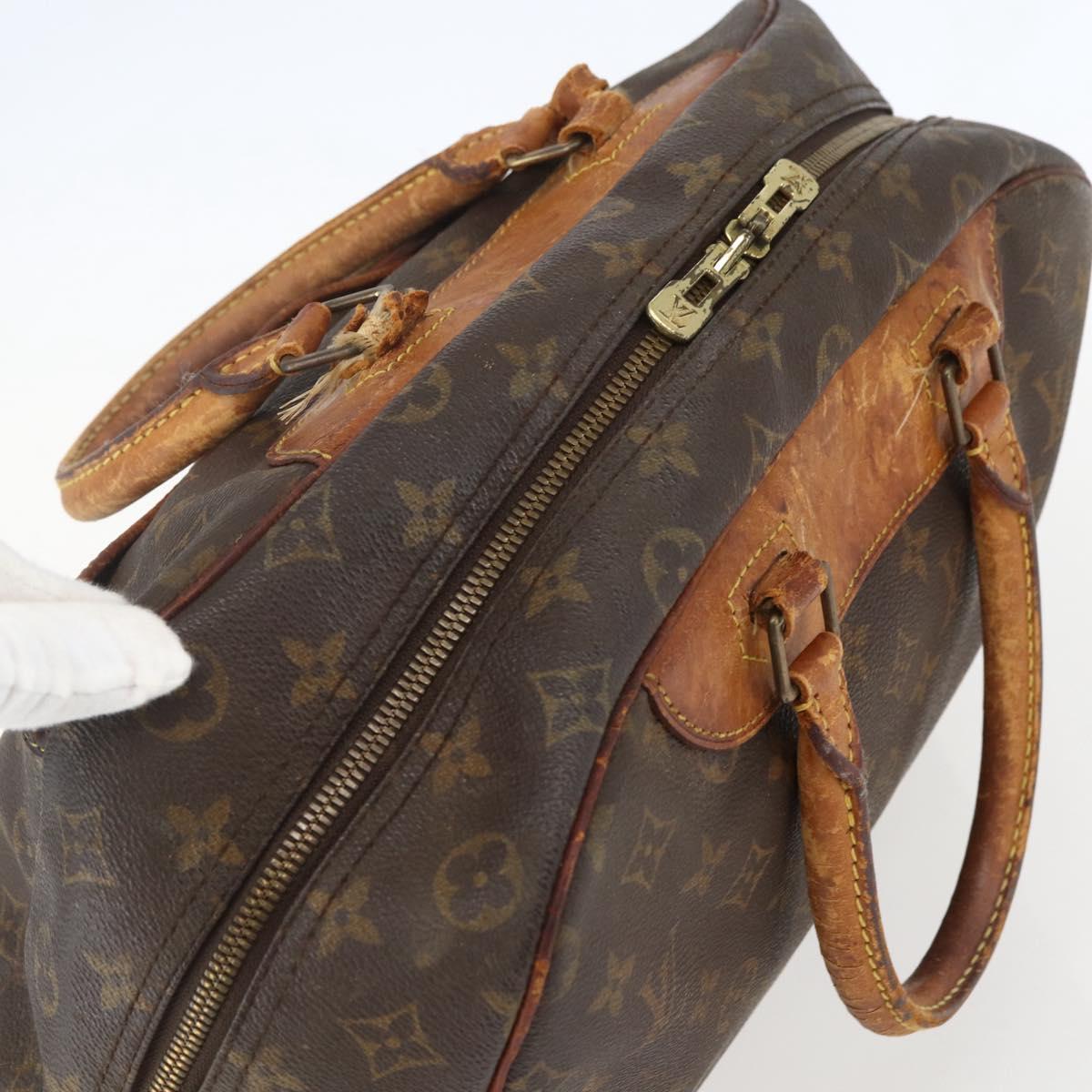 LOUIS VUITTON Monogram Deauville Hand Bag M47270 LV Auth 158279