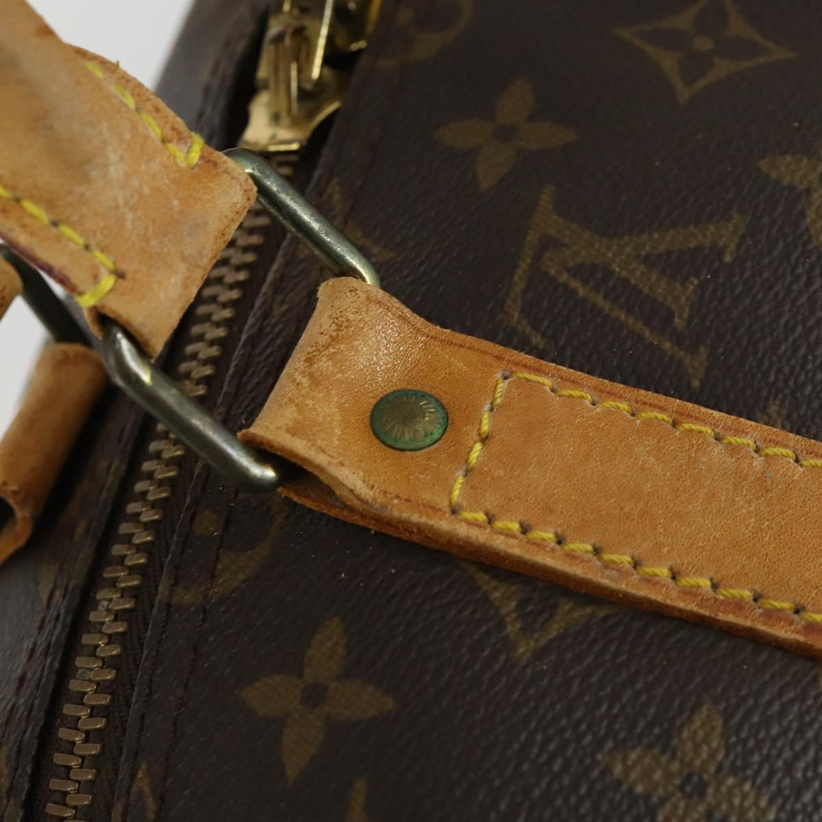 LOUIS VUITTON Monogram Keepall 50 Boston Bag M41426 LV Auth 158283