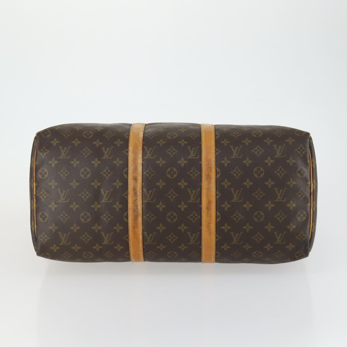 LOUIS VUITTON Monogram Keepall 50 Boston Bag M41426 LV Auth 158283