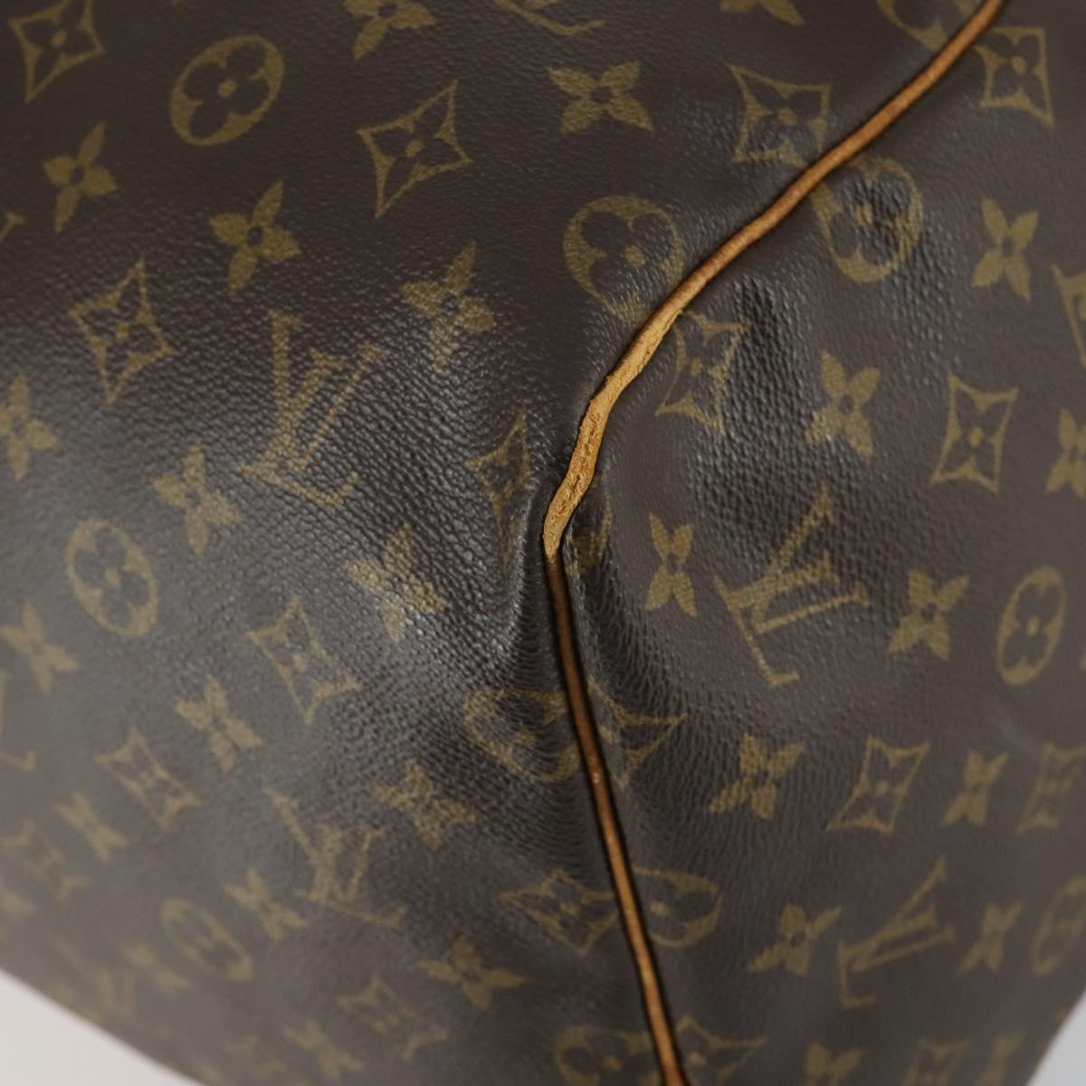 LOUIS VUITTON Monogram Keepall 55 Boston Bag M41424 LV Auth 158289