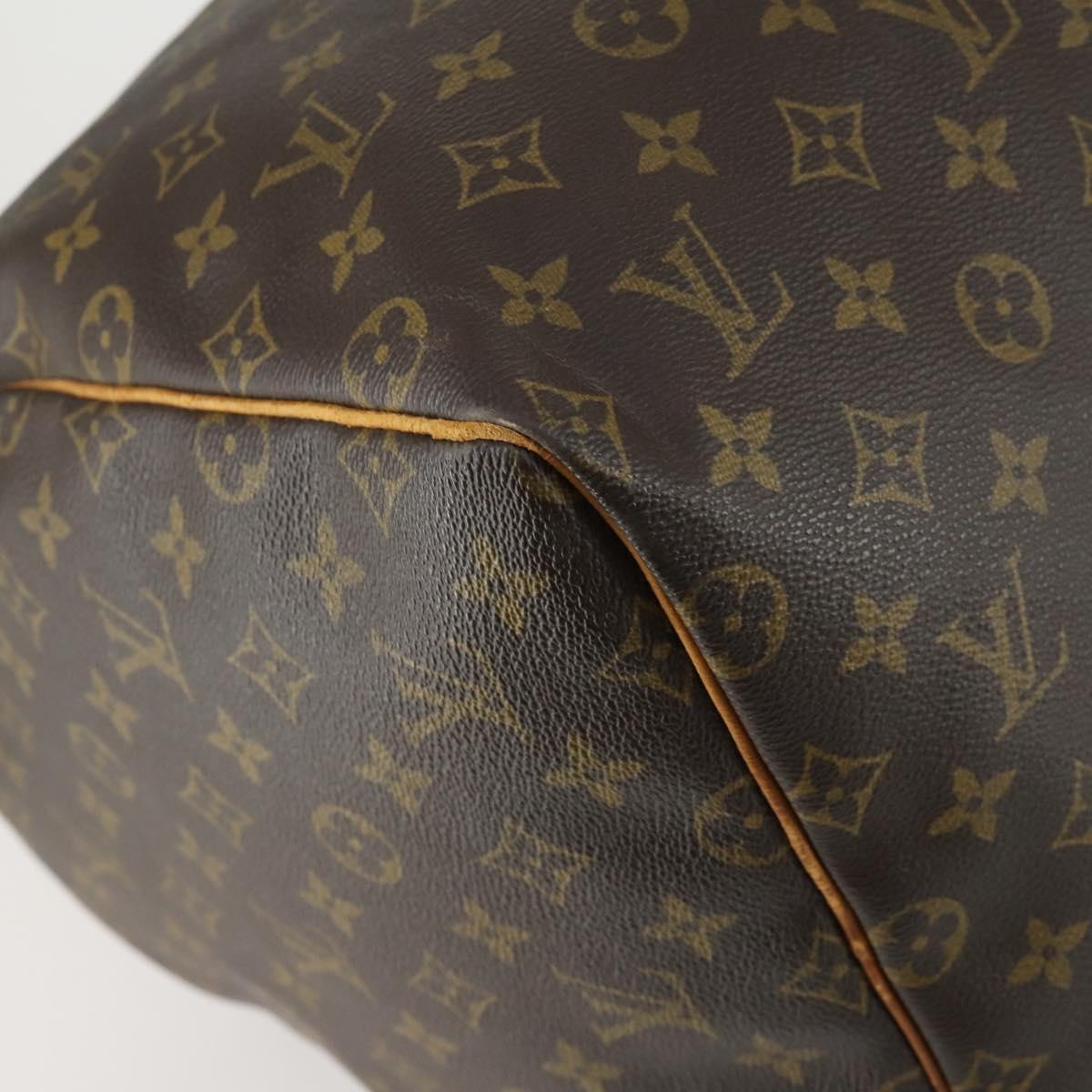 LOUIS VUITTON Monogram Keepall 55 Boston Bag M41424 LV Auth 158289