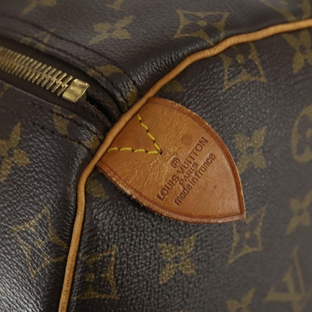 LOUIS VUITTON Monogram Keepall 55 Boston Bag M41424 LV Auth 158289