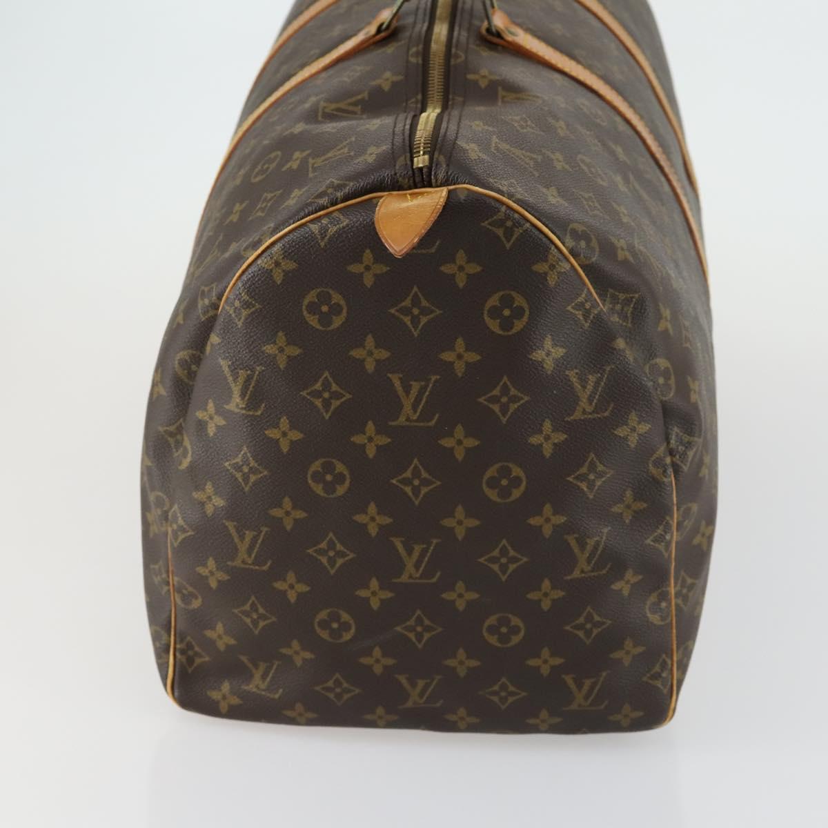 LOUIS VUITTON Monogram Keepall 55 Boston Bag M41424 LV Auth 158289