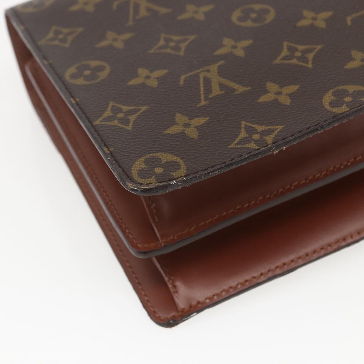 LOUIS VUITTON Monogram Concorde Hand Bag M51190 LV Auth 158321