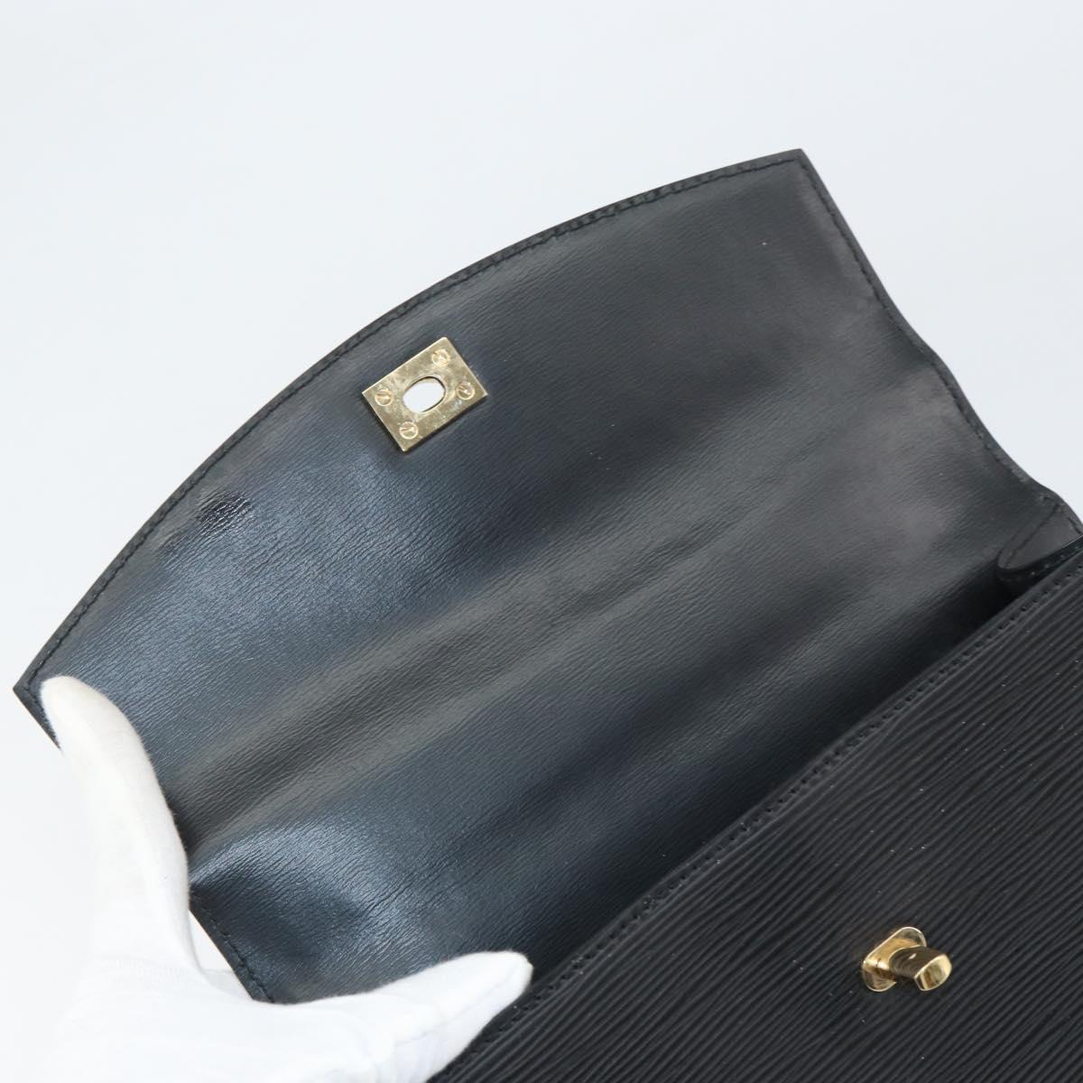 LOUIS VUITTON Epi Malesherbes Hand Bag Black M52372 LV Auth 158324