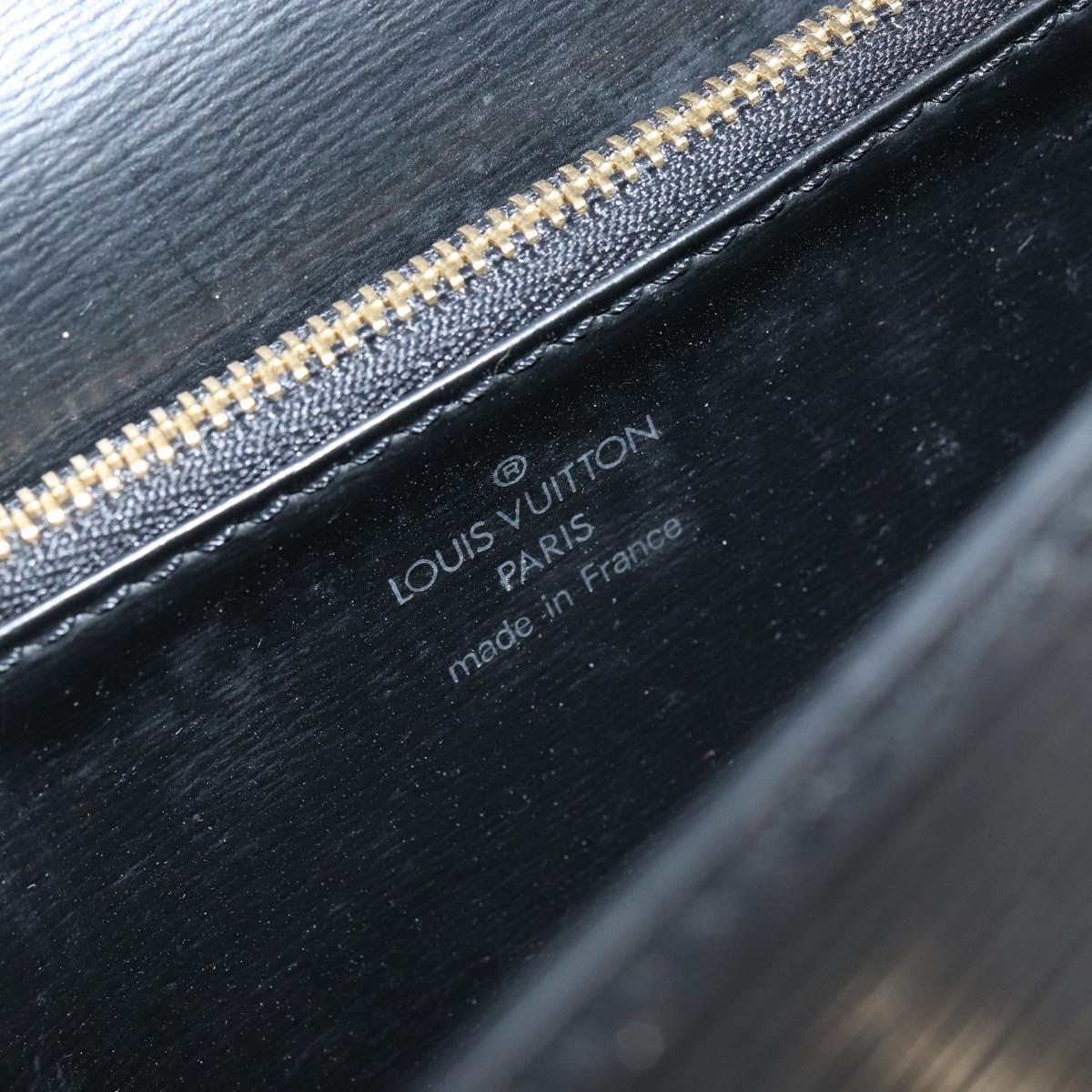 LOUIS VUITTON Epi Malesherbes Hand Bag Black M52372 LV Auth 158324