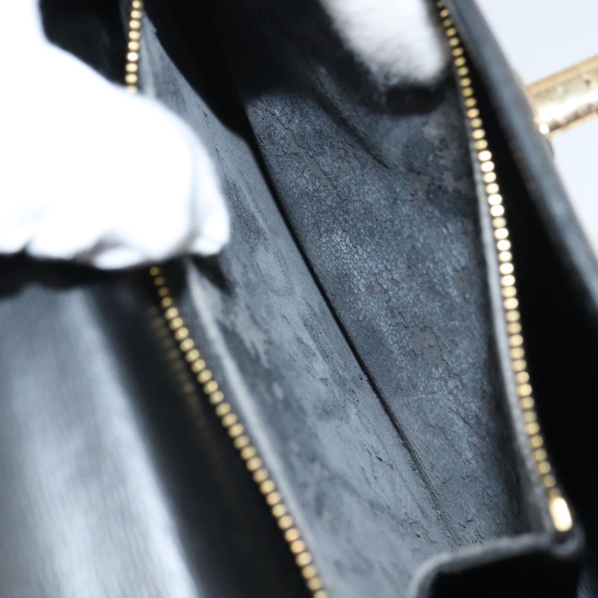 LOUIS VUITTON Epi Malesherbes Hand Bag Black M52372 LV Auth 158324