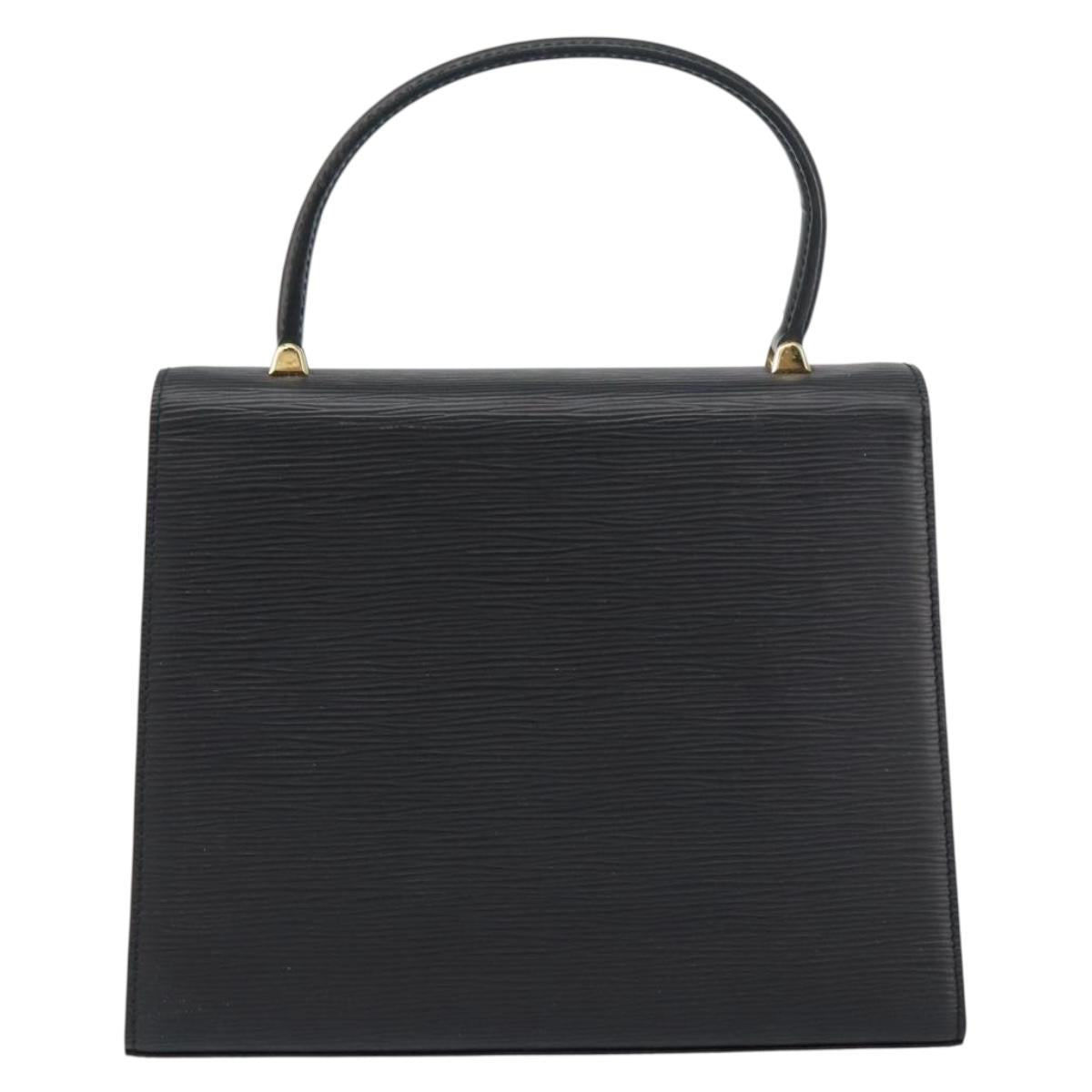 LOUIS VUITTON Epi Malesherbes Hand Bag Black M52372 LV Auth 158324