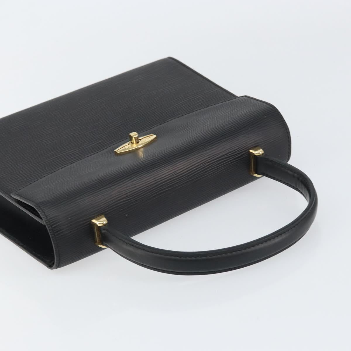 LOUIS VUITTON Epi Malesherbes Hand Bag Black M52372 LV Auth 158324