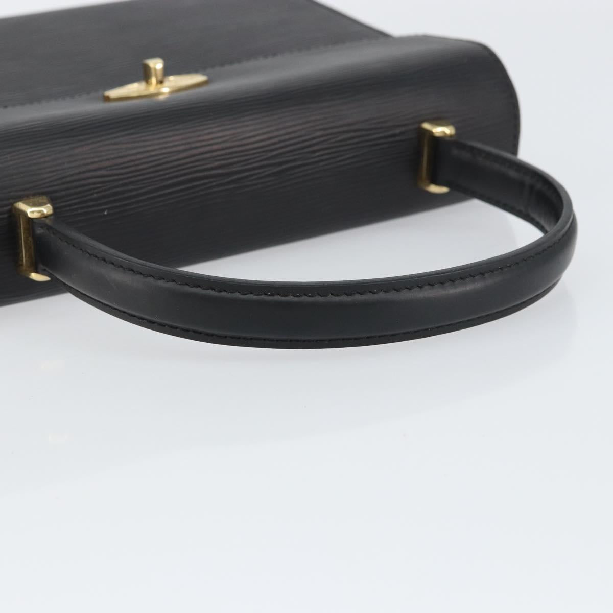 LOUIS VUITTON Epi Malesherbes Hand Bag Black M52372 LV Auth 158324