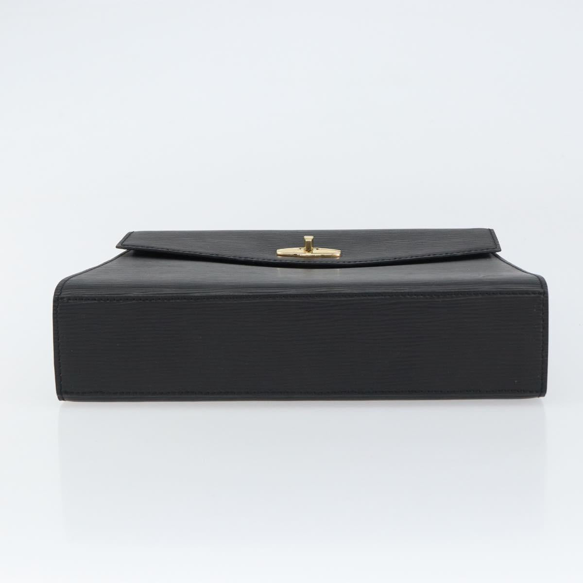 LOUIS VUITTON Epi Malesherbes Hand Bag Black M52372 LV Auth 158324