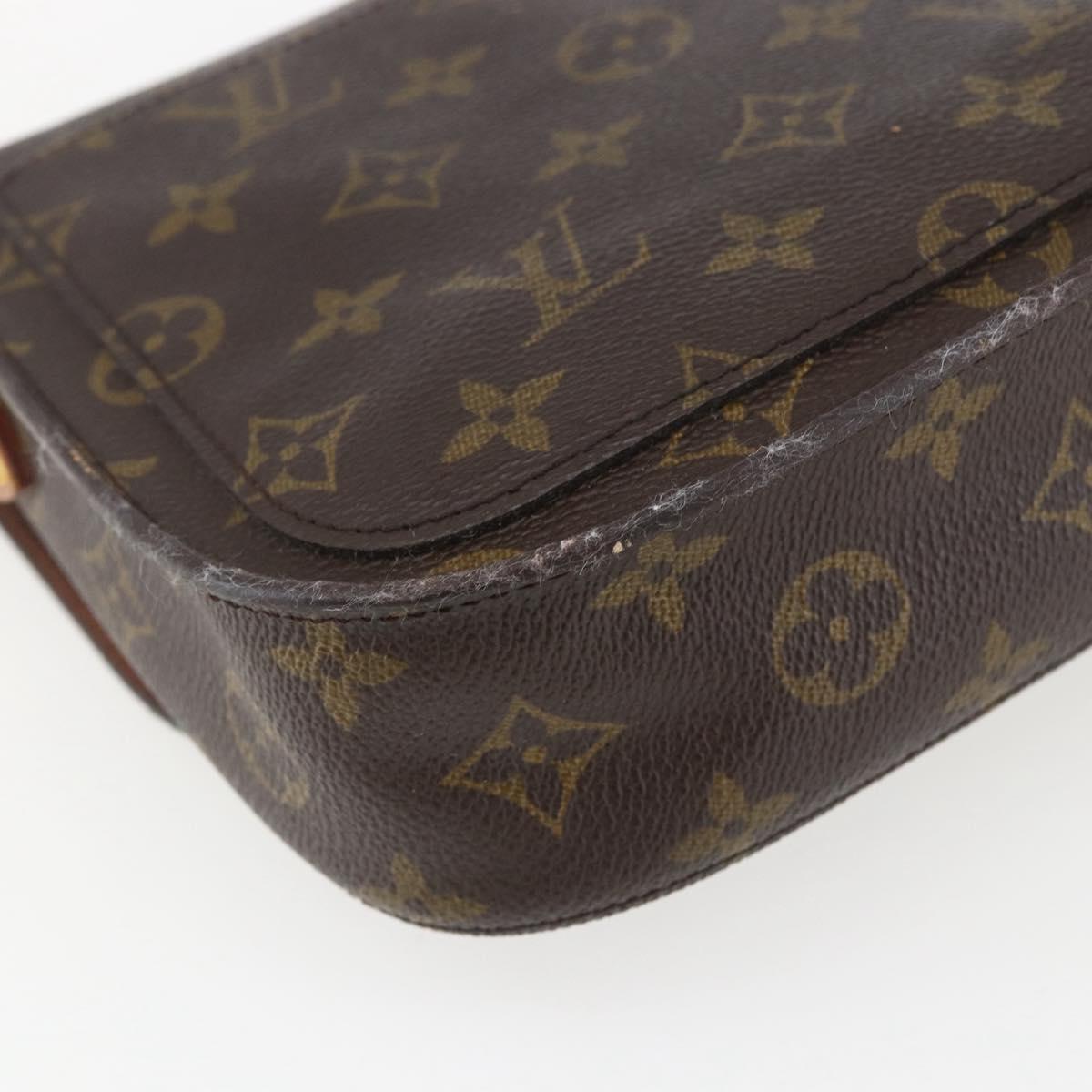 LOUIS VUITTON Monogram Saint Cloud MM Shoulder Bag M51243 LV Auth 158332