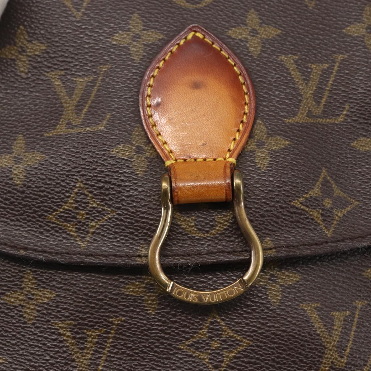 LOUIS VUITTON Monogram Saint Cloud MM Shoulder Bag M51243 LV Auth 158332