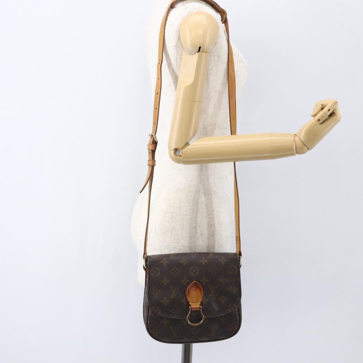 LOUIS VUITTON Monogram Saint Cloud MM Shoulder Bag M51243 LV Auth 158332