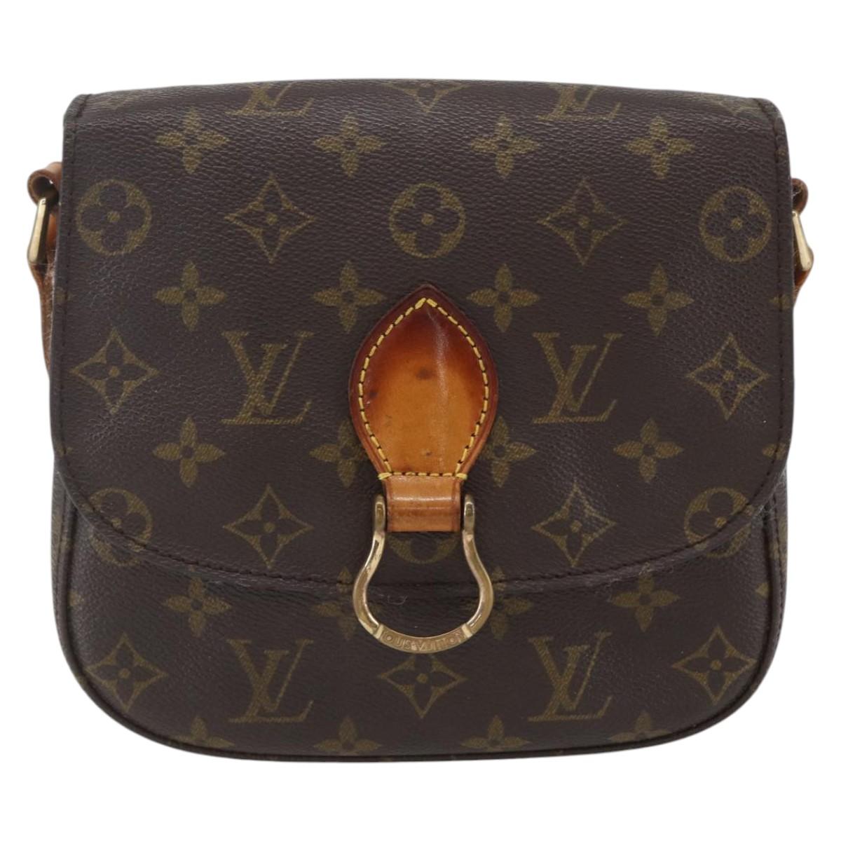 LOUIS VUITTON Monogram Saint Cloud MM Shoulder Bag M51243 LV Auth 158332
