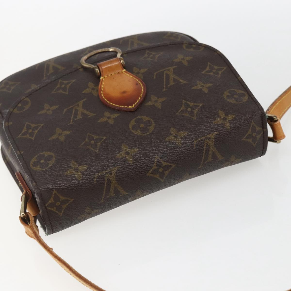 LOUIS VUITTON Monogram Saint Cloud MM Shoulder Bag M51243 LV Auth 158332