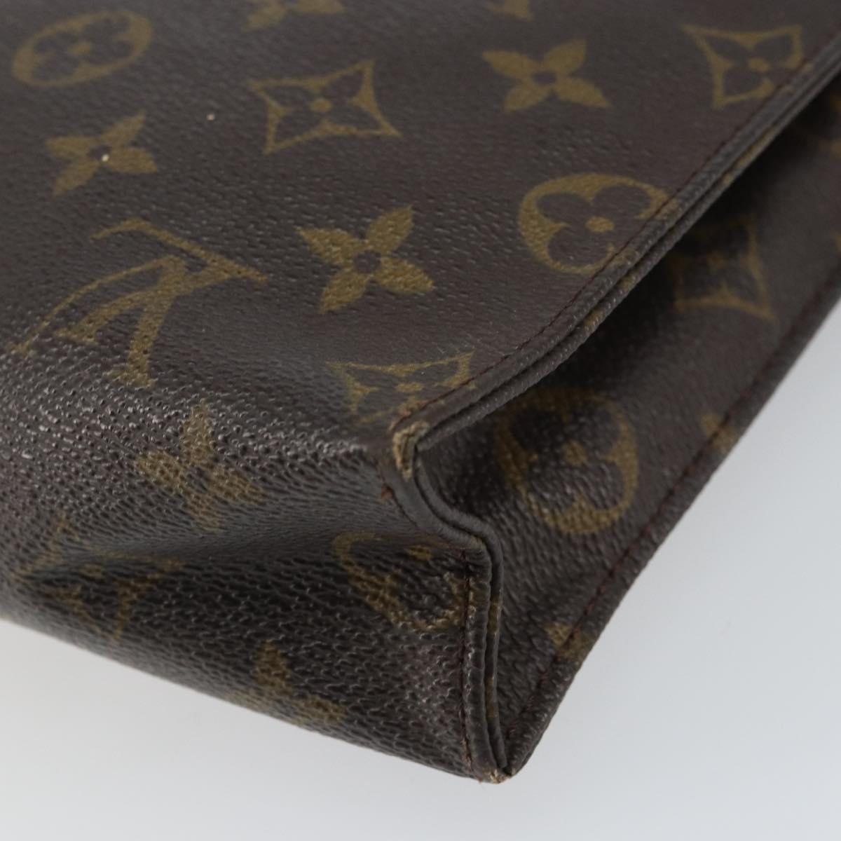 LOUIS VUITTON Monogram Poche Toilette 26 Pouch M47542 LV Auth 158337