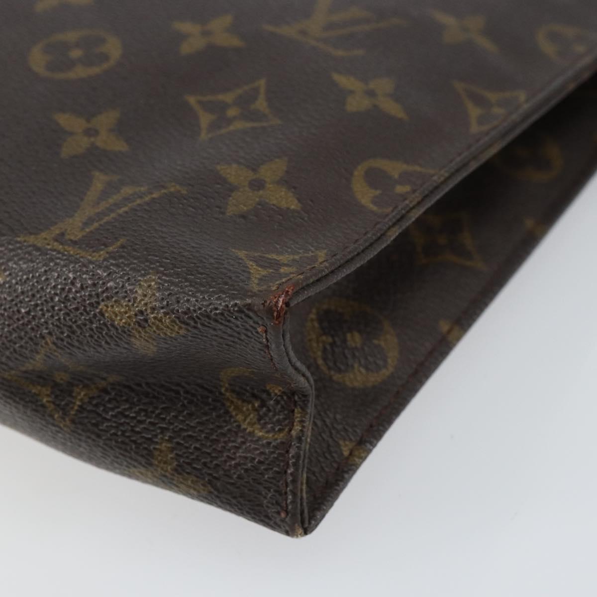 LOUIS VUITTON Monogram Poche Toilette 26 Pouch M47542 LV Auth 158337
