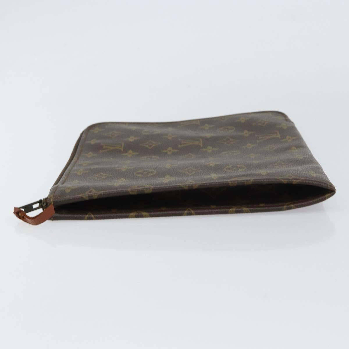 LOUIS VUITTON Monogram Posh Documents Clutch Bag M53456 LV Auth 158340