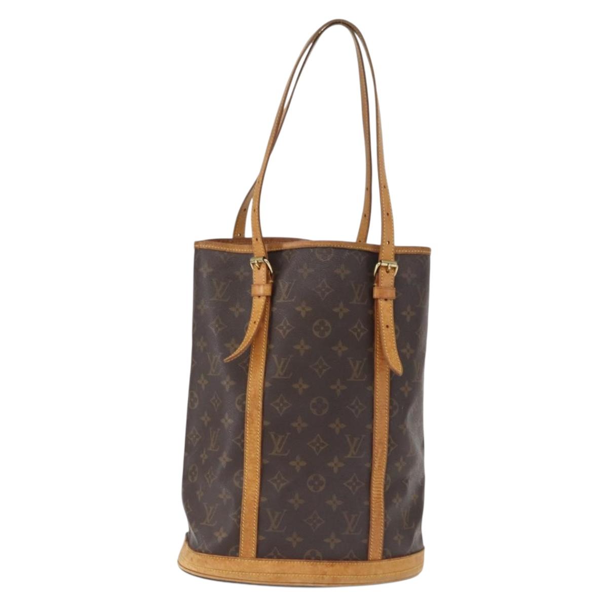 LOUIS VUITTON Monogram Bucket GM Shoulder Bag M42236 LV Auth 158346