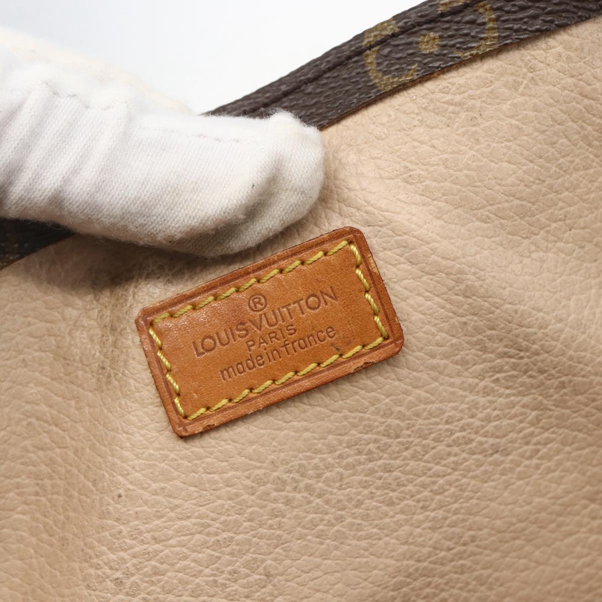LOUIS VUITTON Monogram Sac Plat Hand Bag M51140 LV Auth 158347