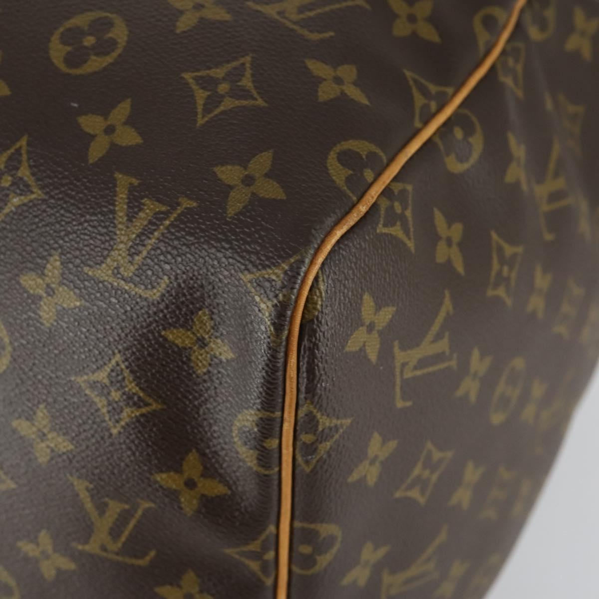 LOUIS VUITTON Monogram Keepall 55 Boston Bag M41424 LV Auth 158354