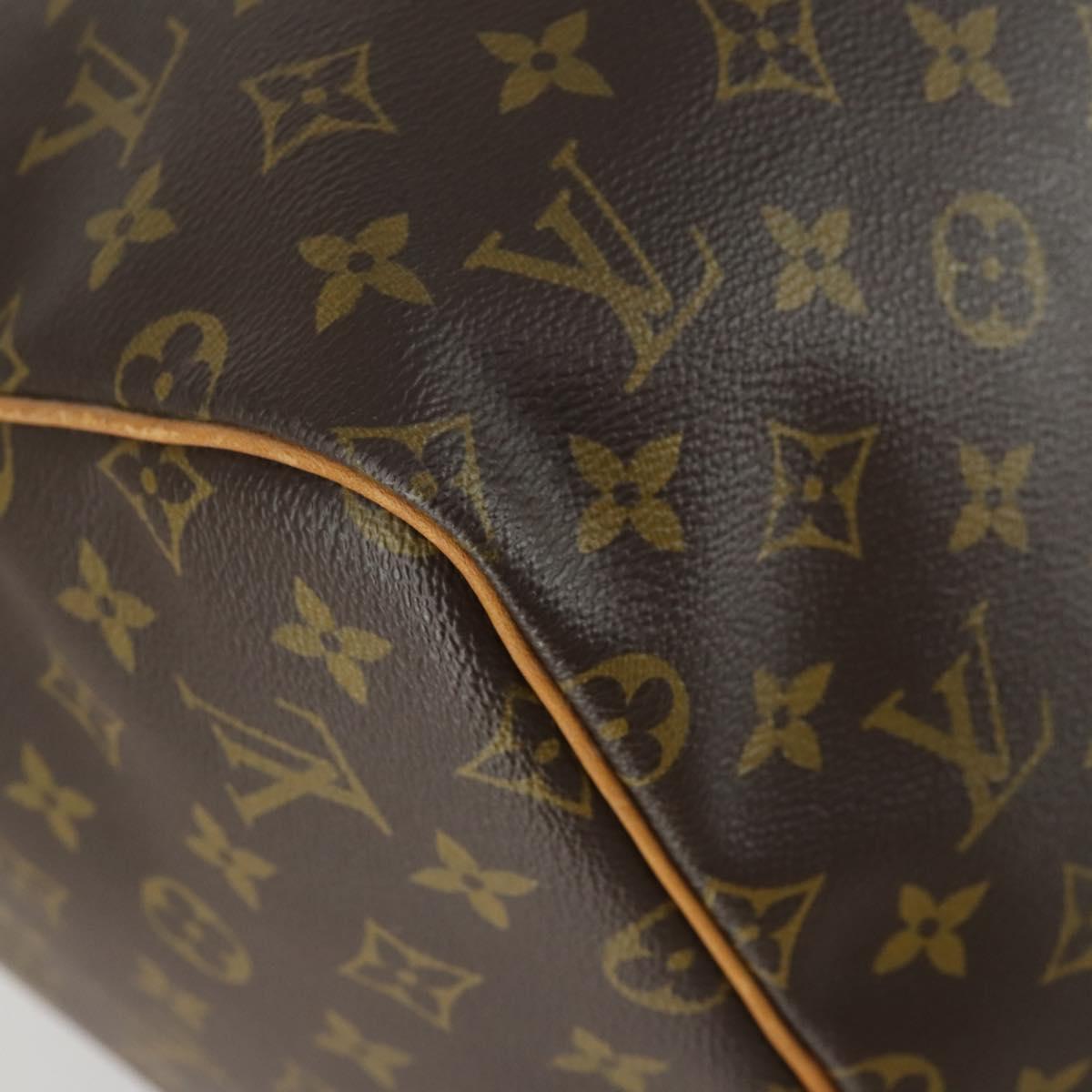 LOUIS VUITTON Monogram Keepall 55 Boston Bag M41424 LV Auth 158354