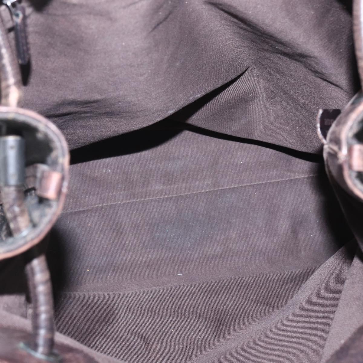 GUCCI GG Canvas Tote Bag Black 101341 Auth 158421