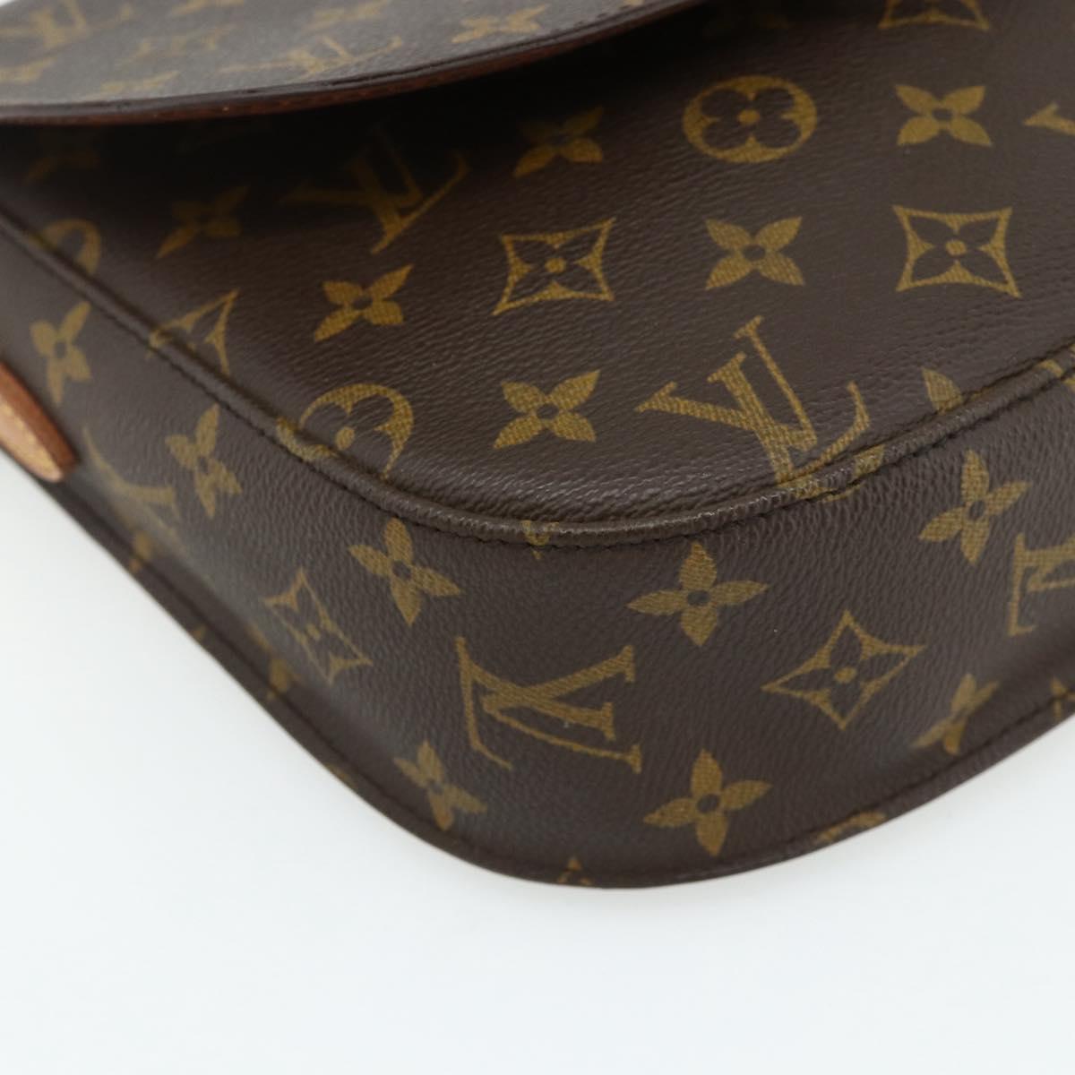 LOUIS VUITTON Monogram Saint Cloud GM Shoulder Bag M51242 LV Auth 158438